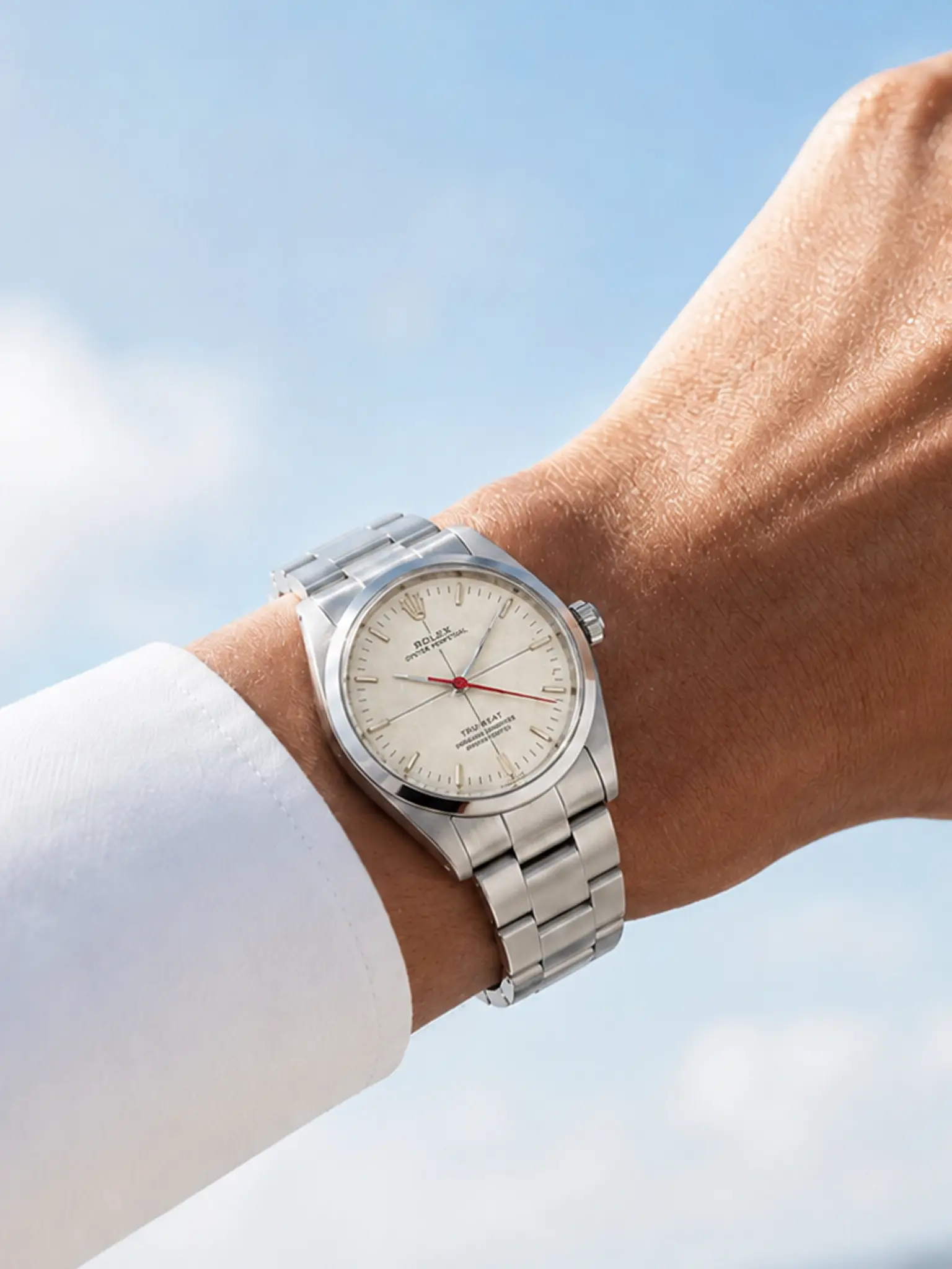 Rolex Tru-Beat 6556 dead seconds vintage watch dial