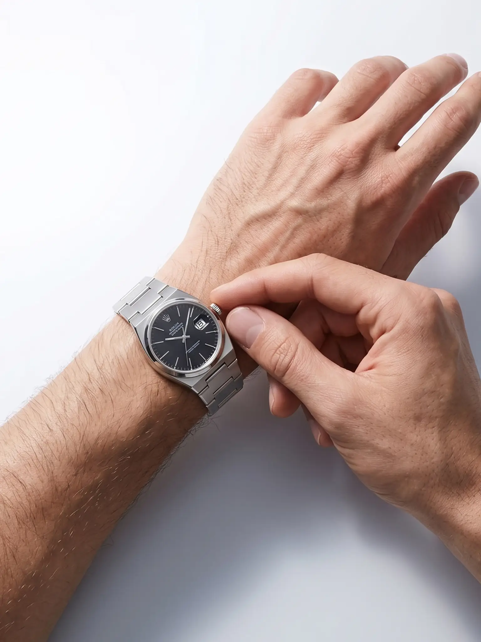 Rolex Oysterquartz Datejust 17000 with integrated bracelet